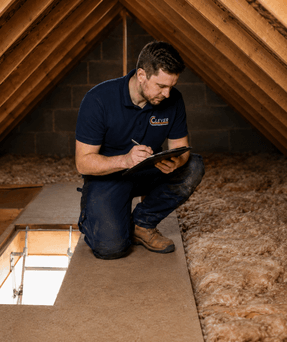 Clever Insulation loft boarding process Belfast